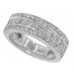 1.75 CT Ladies Round and Princess Cut Diamond Wedding Ring 